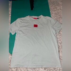 HUGO Boss Logo Tee Light Blue Size Large
